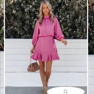 VICI Call Me Angel Dress Pink